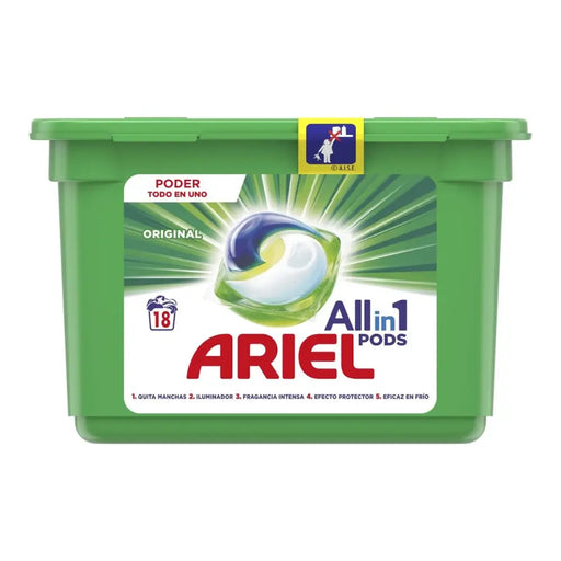 Detergent Ariel (18 uds) - Почистване Прахосмукачки И Гладене<<<Дом Градина<<<BigBuy&&&Други продукти за