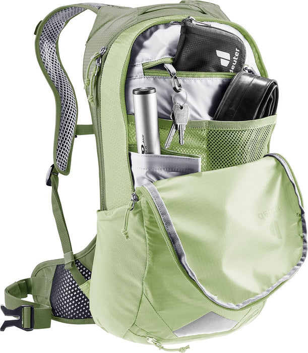 Bicycle backpack - Deuter Race Air 10 (Mineral/Grove)