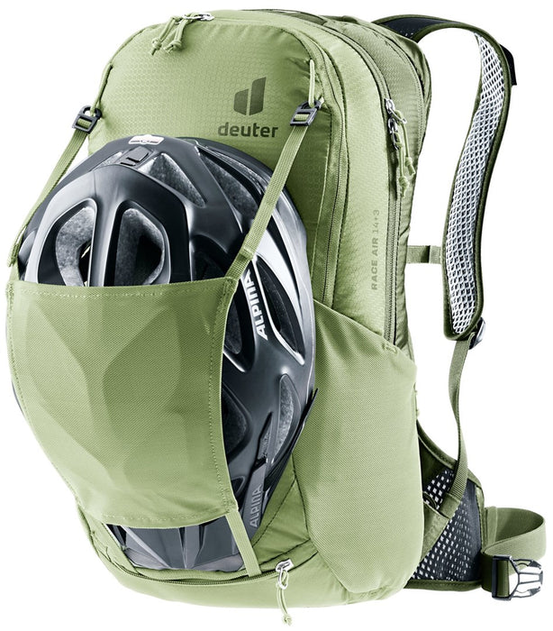 Bicycle backpack - Deuter Race Air 14+3 (Mineral/Grove)