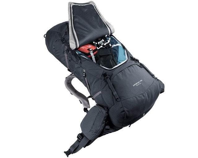 Deuter Aircontact Pro 85+10 Hiking backpack Black