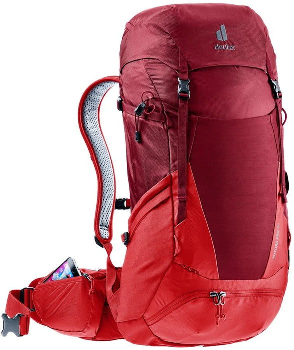 Deuter Futura PRO 36 Women's hiking backpack Red