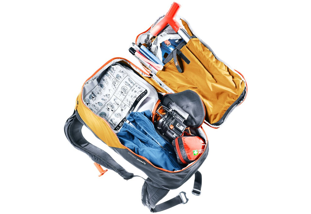 Deuter Alproof Lite 20 SL cinnamon/black - avalanche rucksack