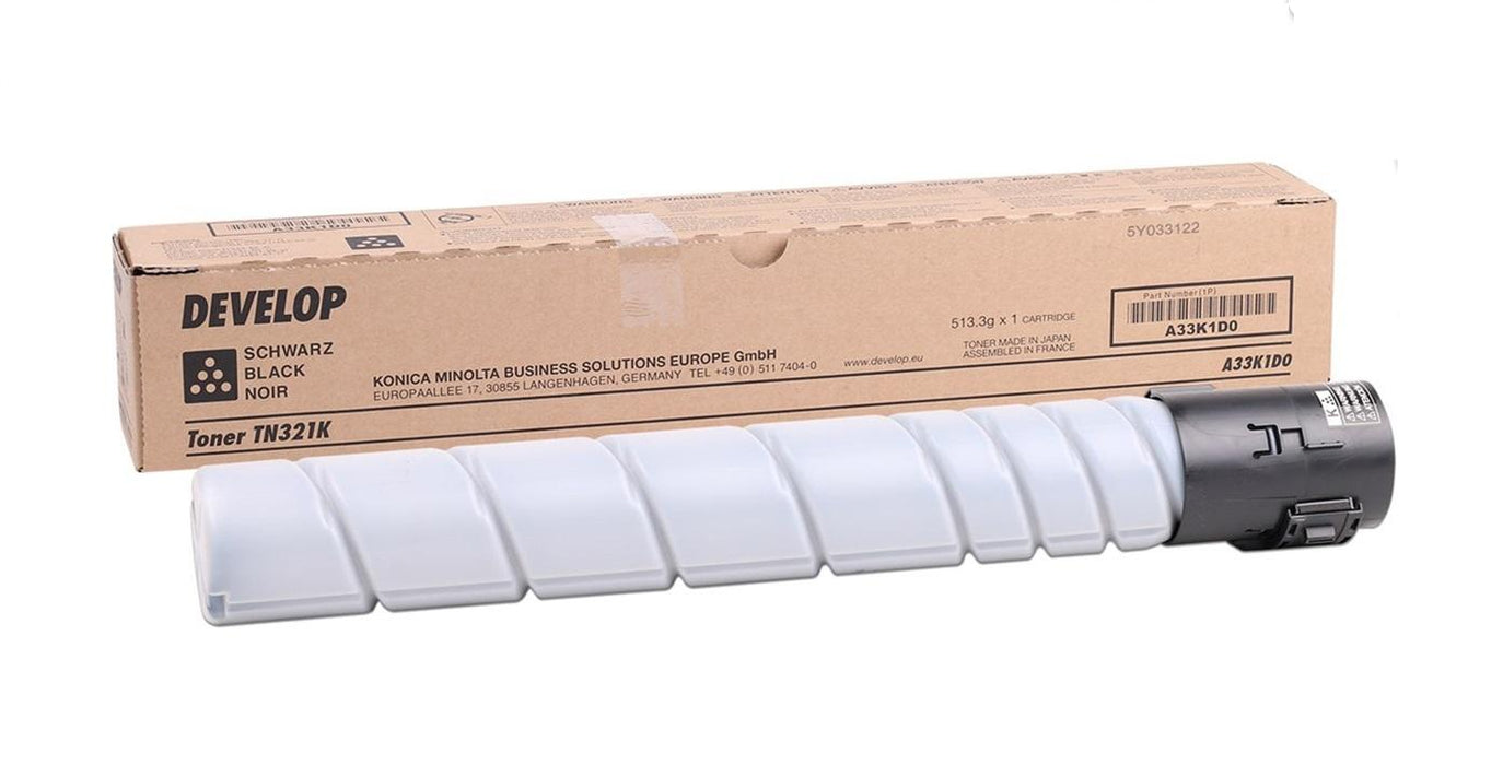 Toner cartridge DEVELOP -TN321K, ineo +224, +224e, +284, +284e, +364, +364e, 27 k., Black
