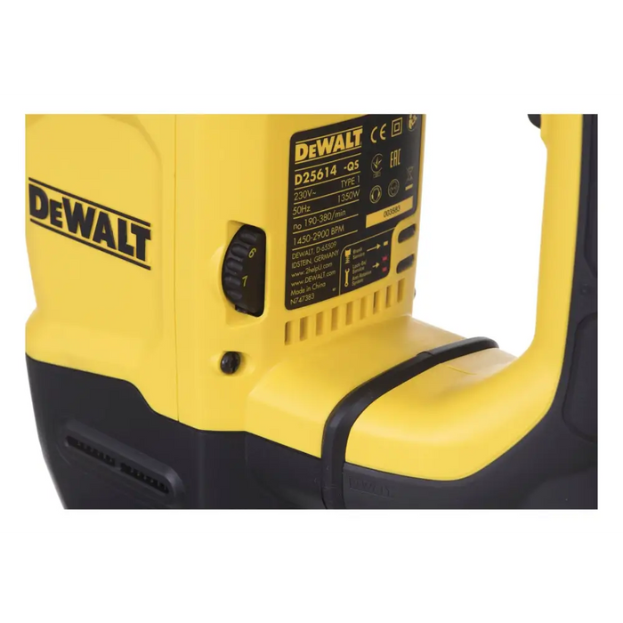 DeWALT D25614K-QS rotary hammer SDS Max 2900 RPM 1350 W - Stroke hammersNEL-MUD<<<Electric toolsNEL<<<ActionPL&&&Stroke