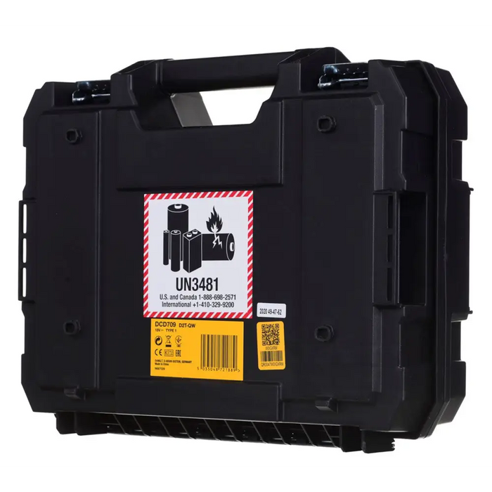 Dewalt DCD709D2T impact wrench with battery and charger - ScrewdriversNAK-WKR<<<Cordless