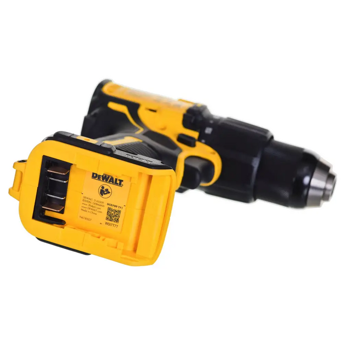 Dewalt DCD709D2T impact wrench with battery and charger - ScrewdriversNAK-WKR<<<Cordless
