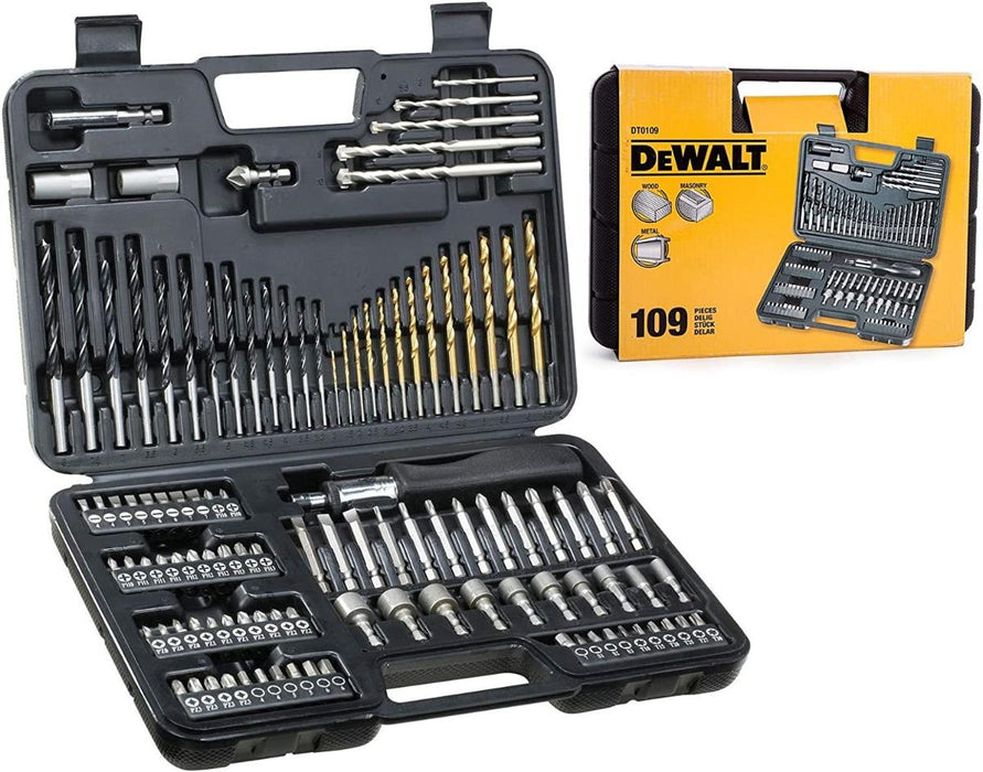 SET OF BITS WITH DRILL 109H. DEWALT