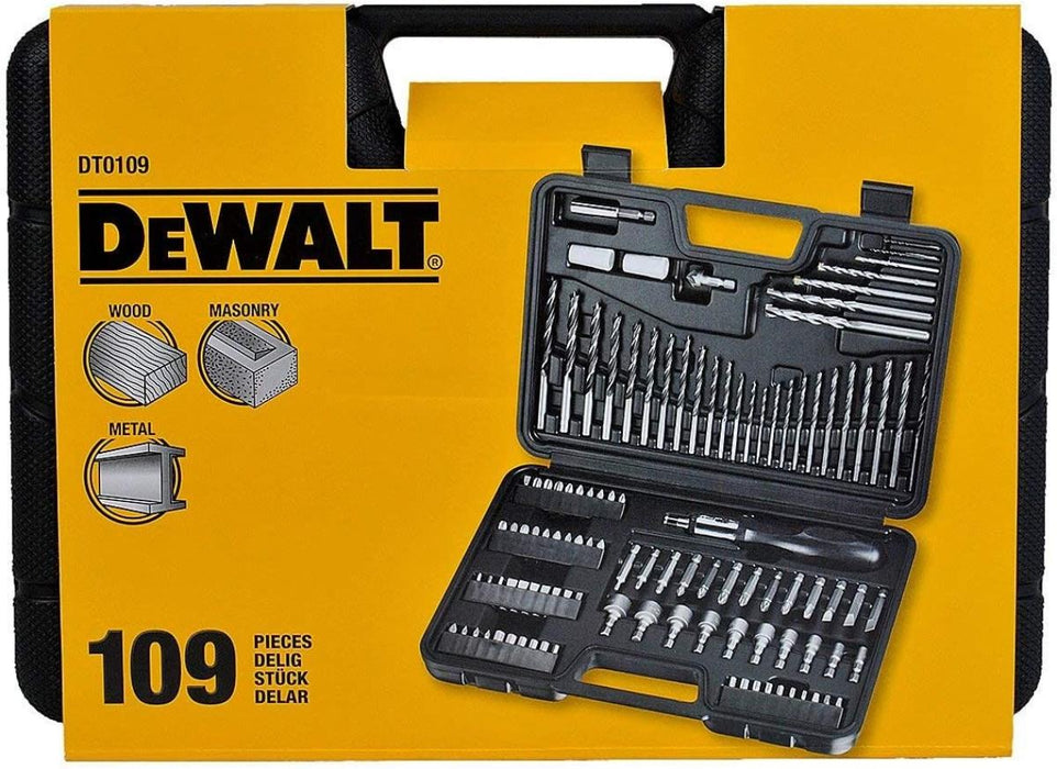 SET OF BITS WITH DRILL 109H. DEWALT