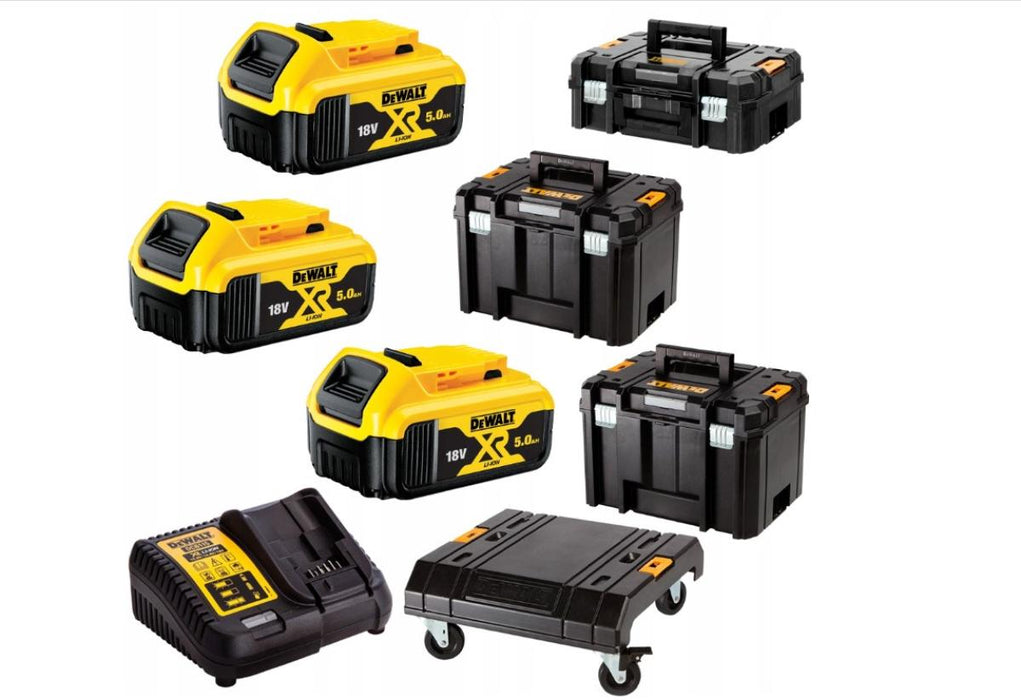 DEWALT DCK685P3T-QW 18 V CORDLESS KIT, NUMBER OF BATTERIES 3, 5.00 Ah, CASE