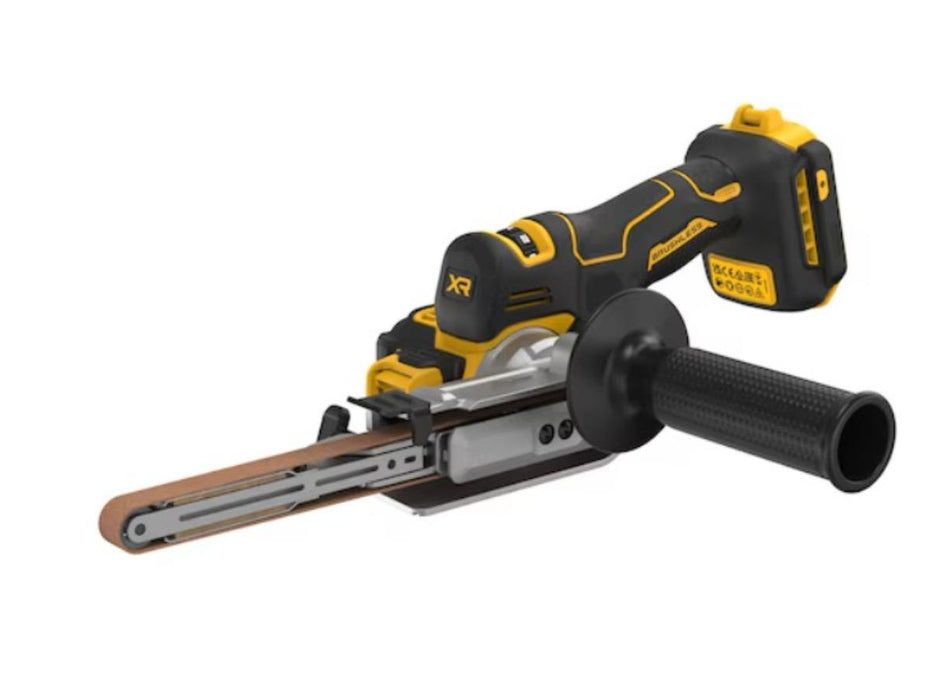 CORDLESS BELT SANDER DEWALT DCM200N-XJ 18 V, WITHOUT BATTERY AND CHARGER
