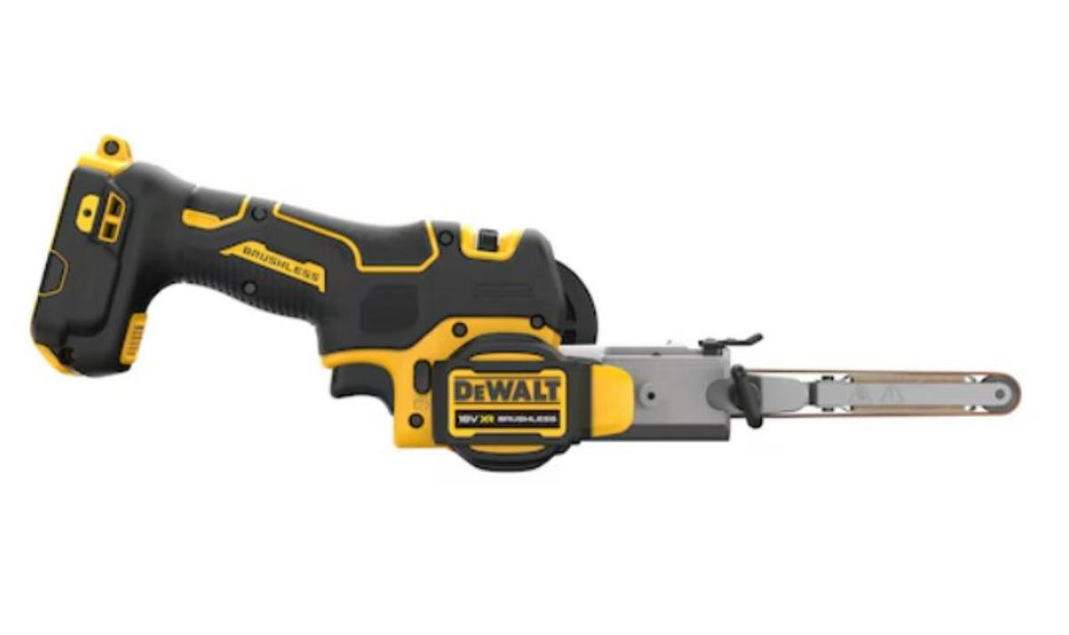 CORDLESS BELT SANDER DEWALT DCM200N-XJ 18 V, WITHOUT BATTERY AND CHARGER