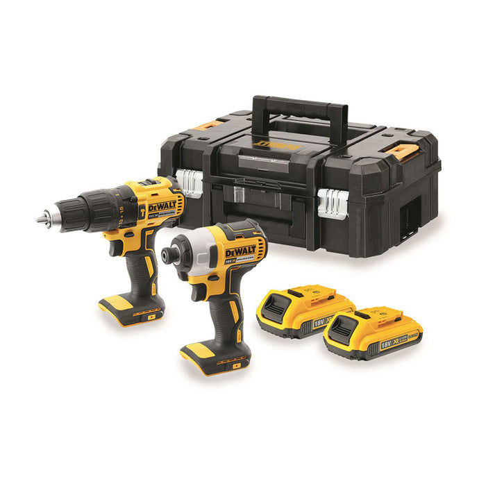 DEWALT BRUSHLESS BATTERY KIT DCK2060D2T-QW 18 V, NUMBER OF BATTERIES 2, 2.00 Ah, CASE
