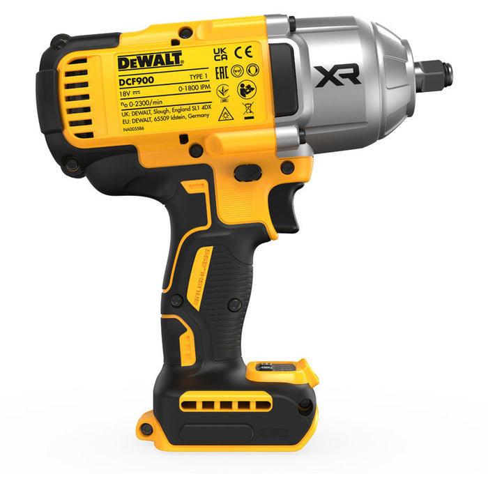 BATTERY BRUSHLESS IMPACT WRENCH DEWALT DCF900N-XJ 18 V, 1355.00 nm, WITHOUT BATTERY AND CHARGER