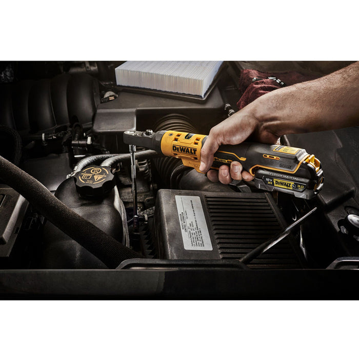 CORDLESS RATCHET DEWALT DCF500N-XJ 12 V, 67.00 nm, WITHOUT BATTERY AND CHARGER