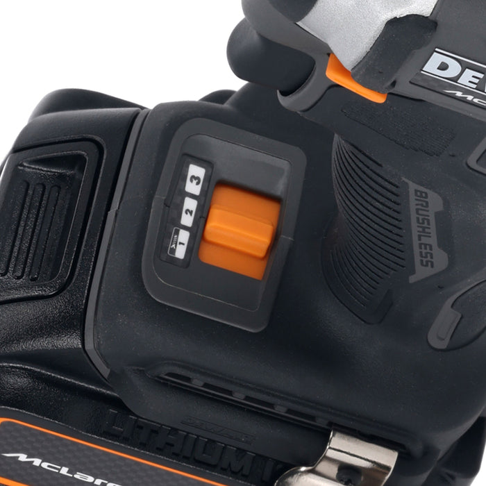 DEWALT DCF85MM2T-QW MCLAREN 18 V, 205.00 nm, NUMBER OF BATTERIES 2, 4.00 Ah, SUITCASE