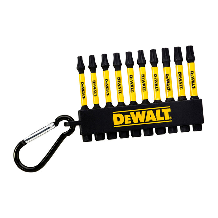 TORX IMPACT BITS SET WITH CARABINER DEWALT DT7275-QZ