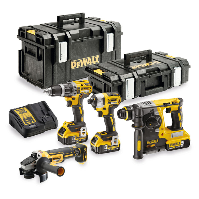 DEWALT DCK422P3-QW 18 V CORDLESS KIT, NUMBER OF BATTERIES 3, 5.00 Ah, CASE