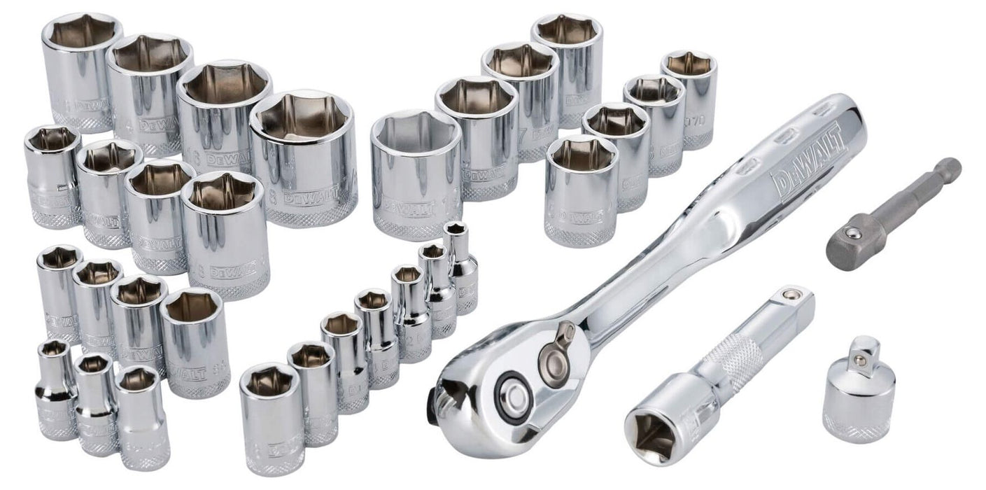 DEWALT DWMT45034-0 34-PIECE RATCHET SET WITH INSERTS