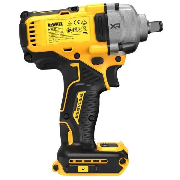 Impact wrench DEWALT DCF891P2T 18V 2x5Ah XR 812Nm Yellow, Black