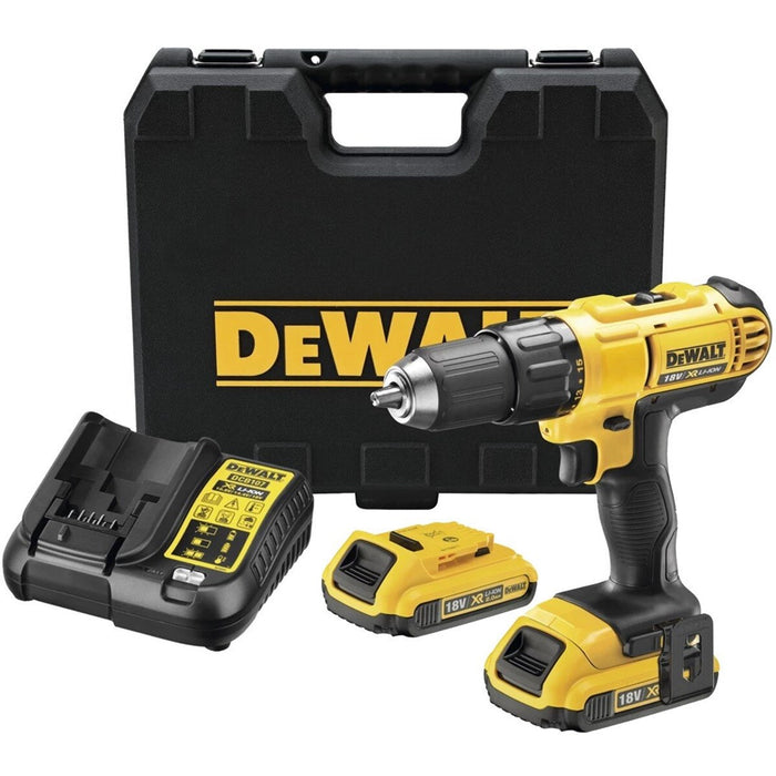 DEWALT DCD771D2-KS/QW CORDLESS DRILL 18 V, 42.00 nm, NUMBER OF BATTERIES 2, 2.00 Ah, SUITCASE
