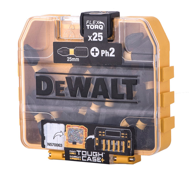 Screwdriver bits 2x25/25pcs. DT70555T DEWALT