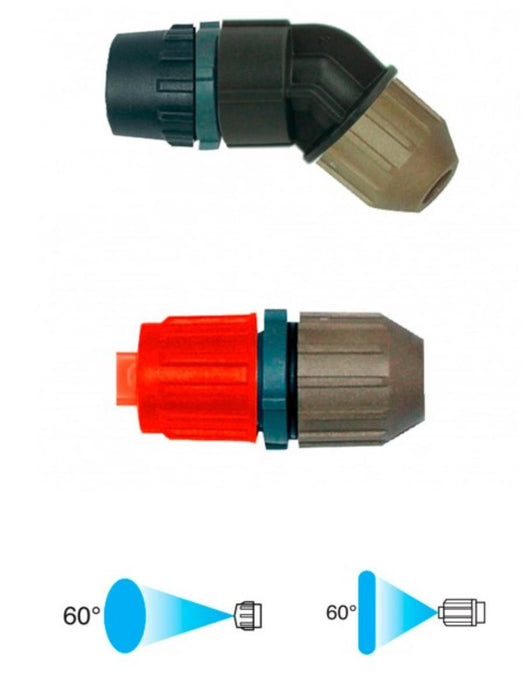 CURVED AND DIRECTIONAL NOZZLE SET