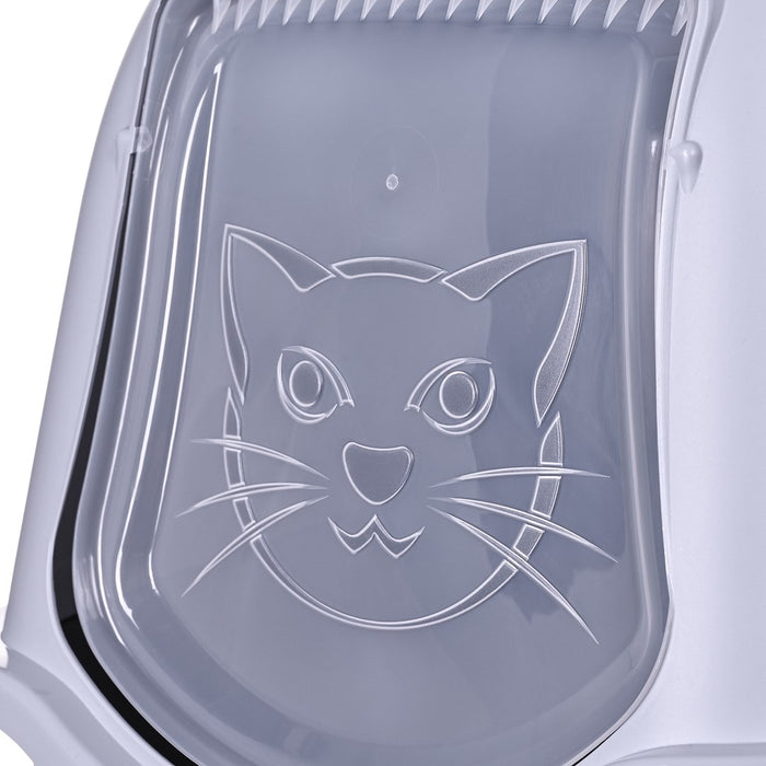 DIAMENTIQ BAYA light grey/dark grey -  cat litter box - 55,5 x 40 x 38,7 cm
