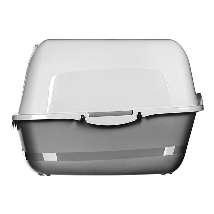 DIAMENTIQ BAYA light grey/dark grey -  cat litter box - 55,5 x 40 x 38,7 cm