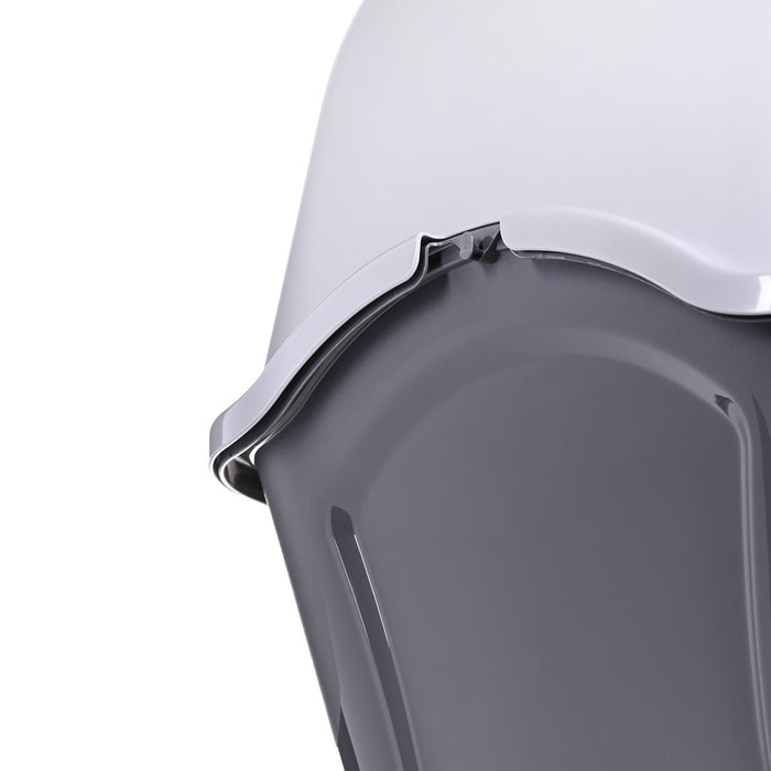 DIAMENTIQ BAYA light grey/dark grey -  cat litter box - 55,5 x 40 x 38,7 cm