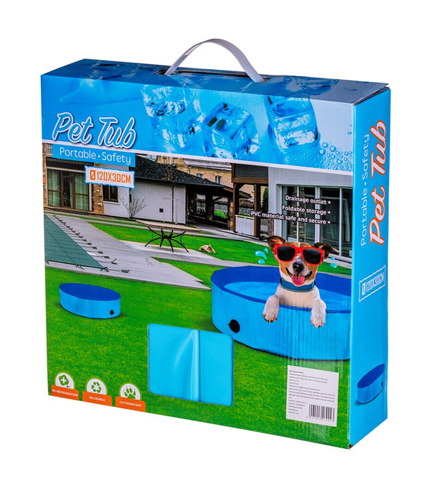 Folding dog pool - 120x30cm