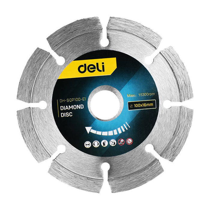 Diamond disc Deli Tools EDH-SQP100-E1 - Cutting tools<<<Tools<<<InnproXML