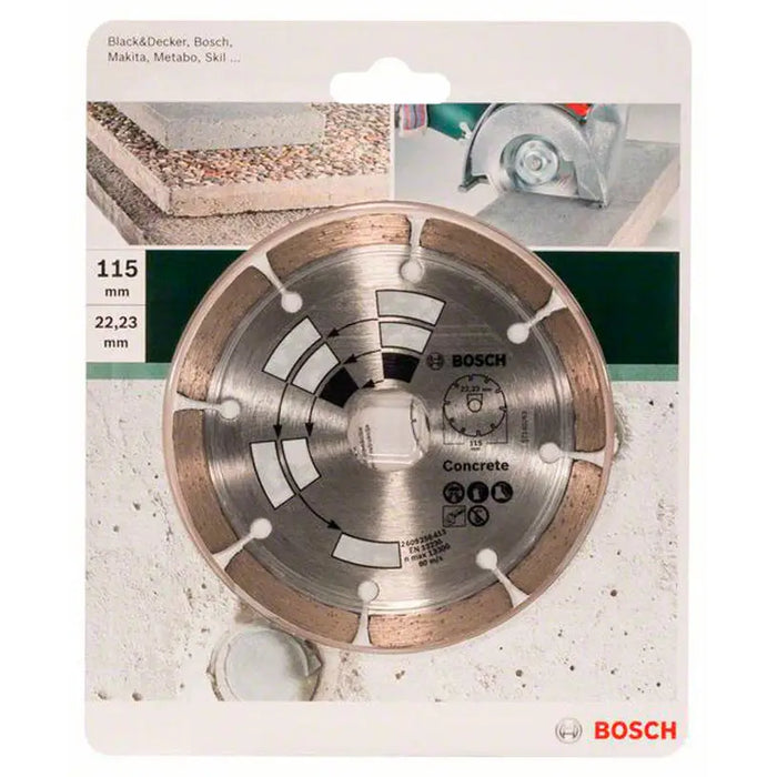 DIAMOND DISC FOR CUTTING NON-METAL BOSCH 115x22.23 - Дискове за ъглошлайфи<<<Консумативи за