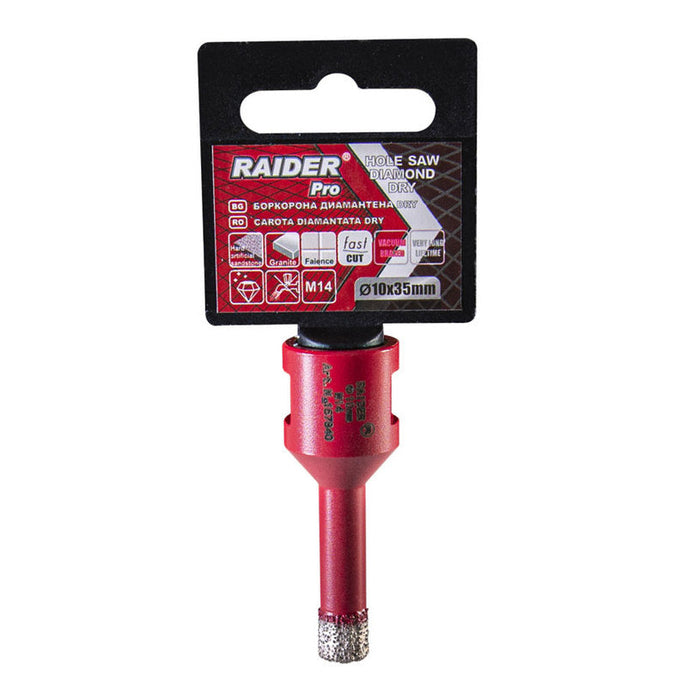 DIAMOND DRY F 10 MM M14 RAIDER PRO BIT - Боркорони<<<Консумативи за електроинструменти<<<Инструменти и