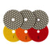 DIAMOND DRY POLISHING DISCS SET 3 PCS NEXTOOL SPD-310 - Кечета за полиране<<<Консумативи за
