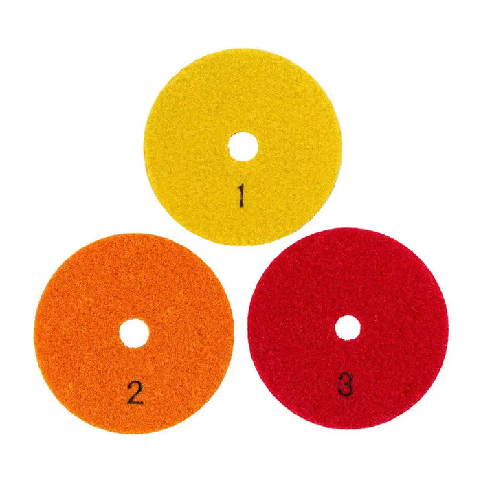 DIAMOND DRY POLISHING DISCS SET 3 PCS NEXTOOL SPD-310 - Кечета за полиране<<<Консумативи за
