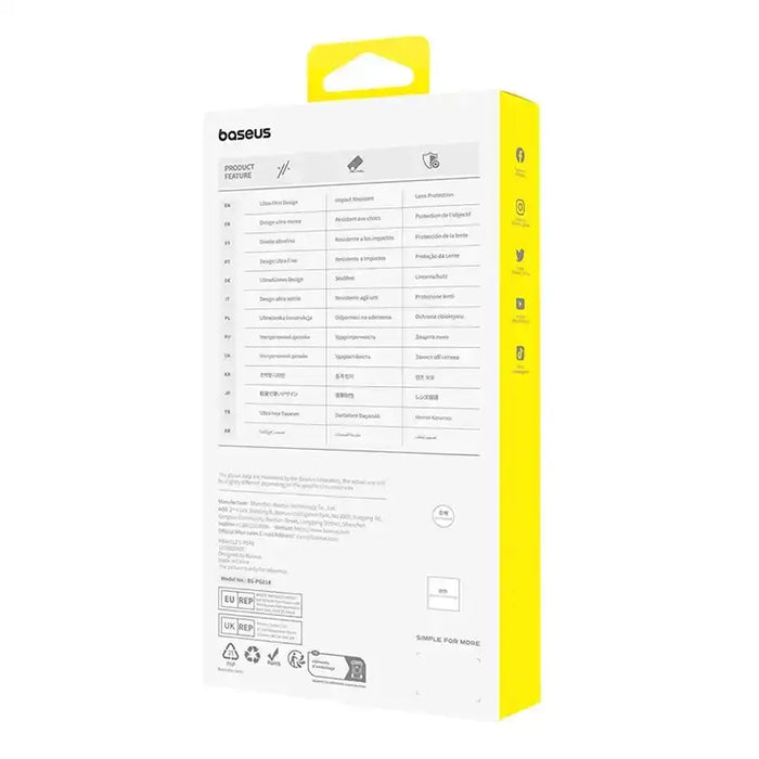 Diamond Tempered Glass Baseus 0.3mm for iPhone 15Pro - For smartphones<<<Tempered glass and screen protectors<<<GSM