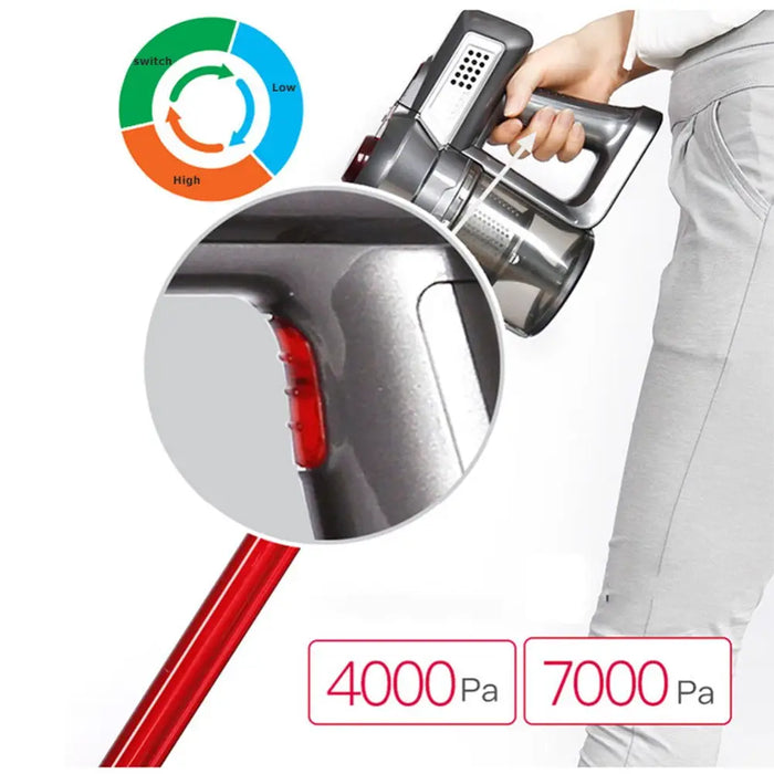 Dibea T6 Cordless Vacuum Cleaner with Docking Station and Container 7kpa Suction - Cordless Vacuum Cleaners