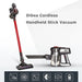 Dibea T6 Cordless Vacuum Cleaner with Docking Station and Container 7kpa Suction - Cordless Vacuum Cleaners