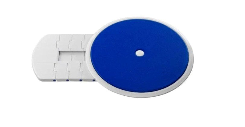 Transfer disc with blue upholstery 750/14