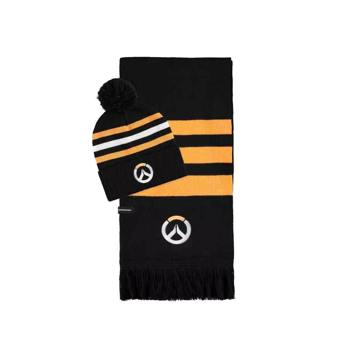 DIFUZED Overwatch Scarf and Hat Set, Black