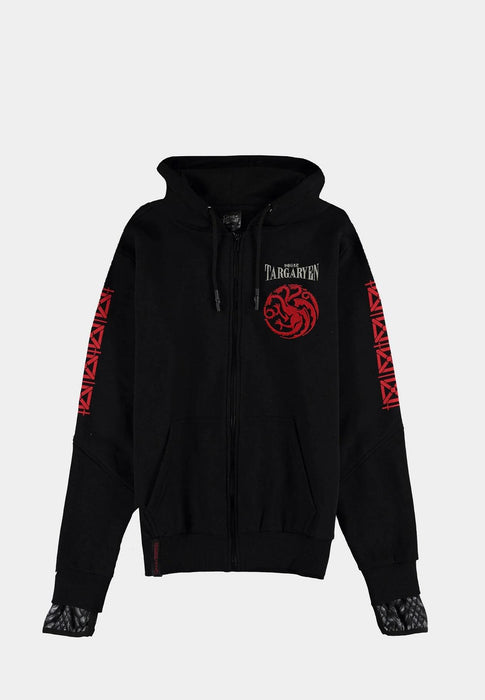 Sweatshirt DIFUZED GOT - House Of The Dragon - Men's Hero Item Zipper, M