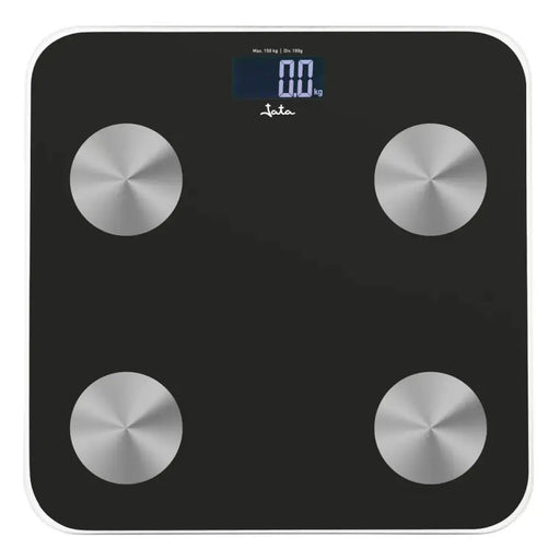 Digital Bathroom Scales JATA HBAS1155 Black Glass Tempered Glass 180 kg - Баня<<<Дом Градина<<<BigBuy&&&Кантари за