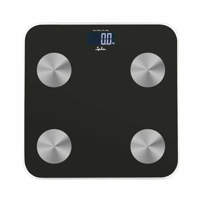 Digital Bathroom Scales JATA HBAS1155 Black Glass Tempered Glass 180 kg - Баня<<<Дом Градина<<<BigBuy&&&Кантари за