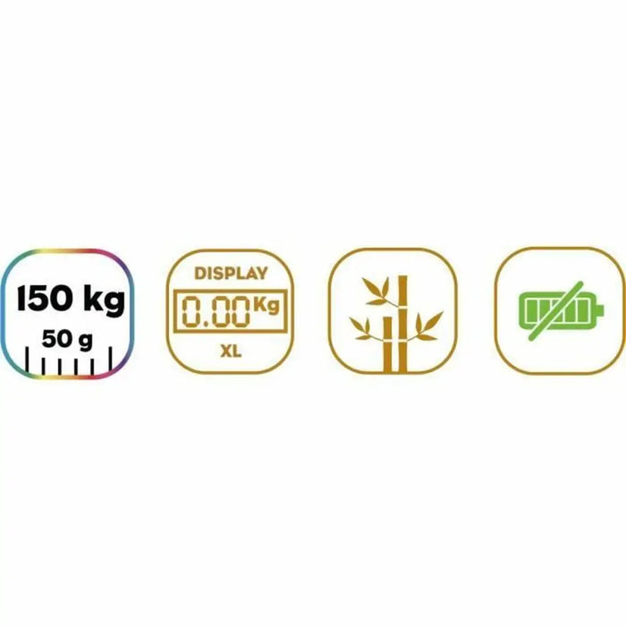 Digital Bathroom Scales Little Balance Automática Kinetic Bamboo - Баня<<<Дом Градина<<<BigBuy&&&Кантари за