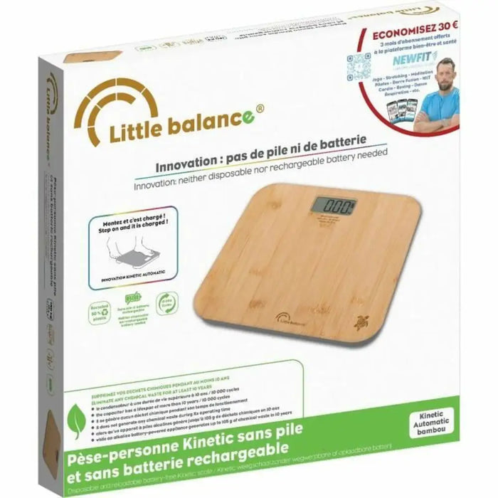 Digital Bathroom Scales Little Balance Automática Kinetic Bamboo - Баня<<<Дом Градина<<<BigBuy&&&Кантари за