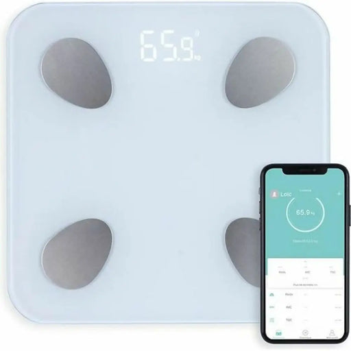 Digital Bathroom Scales Livoo DOM428 White Batteries x 3 - Баня<<<Дом Градина<<<BigBuy&&&Кантари за баня<<<Баня<<<Дом