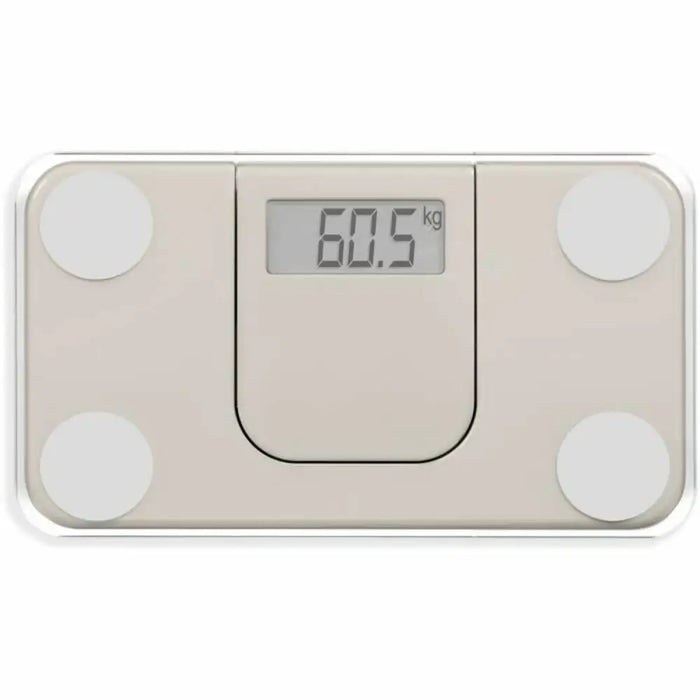 Digital Bathroom Scales Livoo DOM532C Cream Tempered Glass 180 kg - Кантари за баня<<<Баня<<<Дом Градина<<<BigBuy