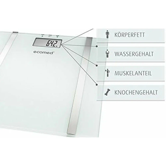 Digital Bathroom Scales Medisana PS70E Stainless steel 150 kg 180 kg - Баня<<<Дом Градина<<<BigBuy&&&Кантари за