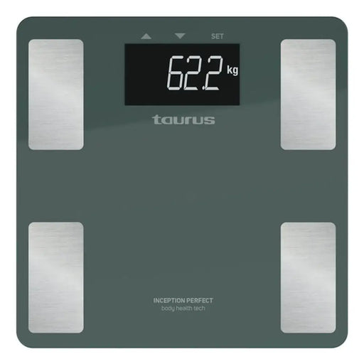 Digital Bathroom Scales Taurus INCEPTION PERFE Blue Green Tempered Glass 180 kg - Баня<<<Дом Градина<<<BigBuy&&&Кантари