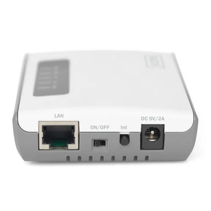 Digitus 2 Port USB 2.0 Wireless Multi-Functional Network Server 300 Mbps - PrintServer - Print